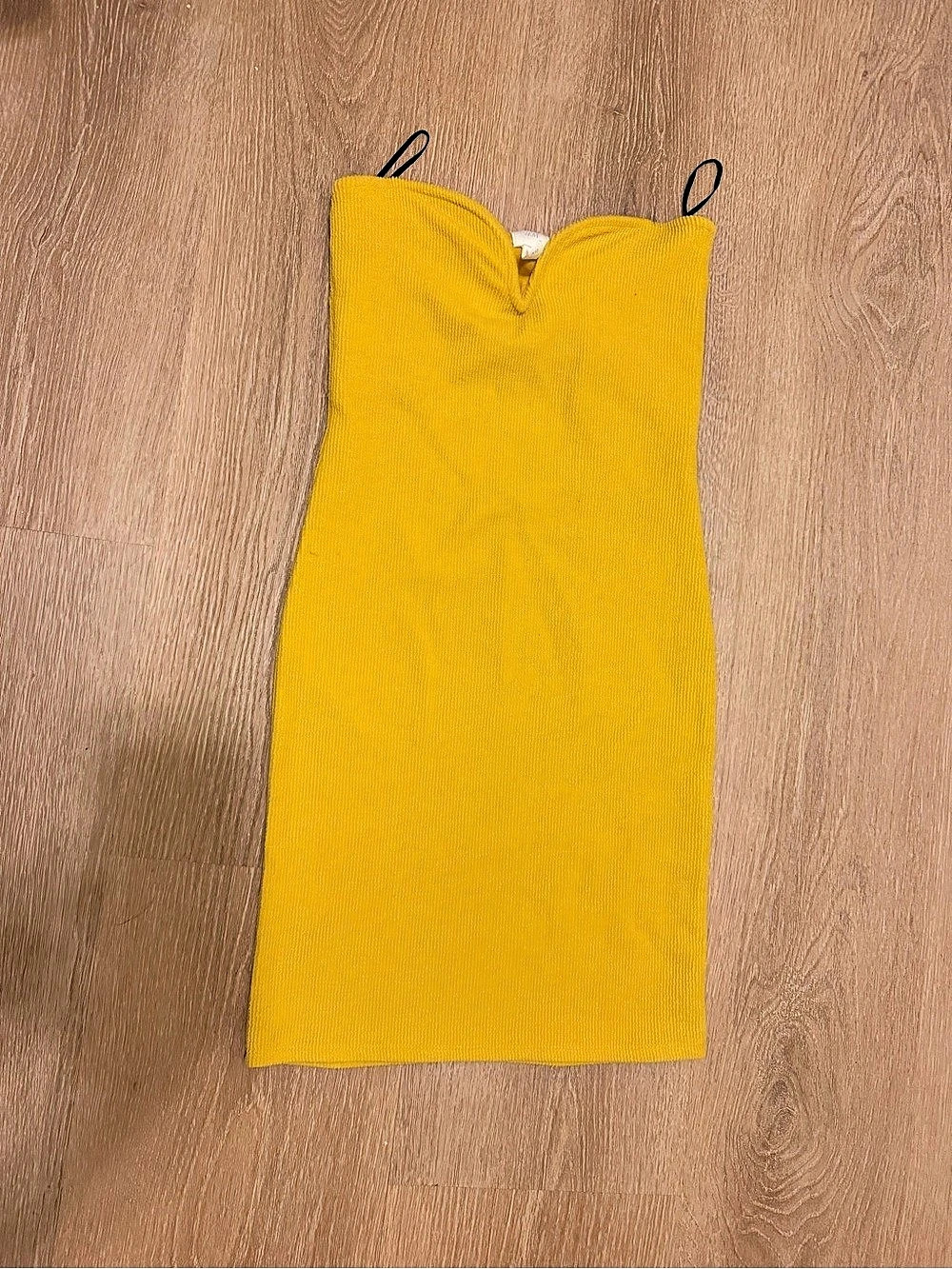 H&M Yellow Mini Dress Size XS